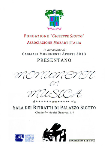 Monumenti in musica - Monumenti Aperti 2013