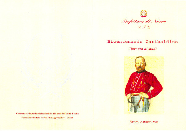 Bicentenario Garibaldino - Giornata di studi