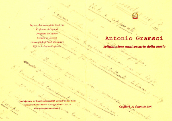 Antonio Gramsci - Settantesimo anniversario della morte