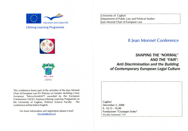 II Jean Monnet Conference - Shaping the "normal" and the "fair"