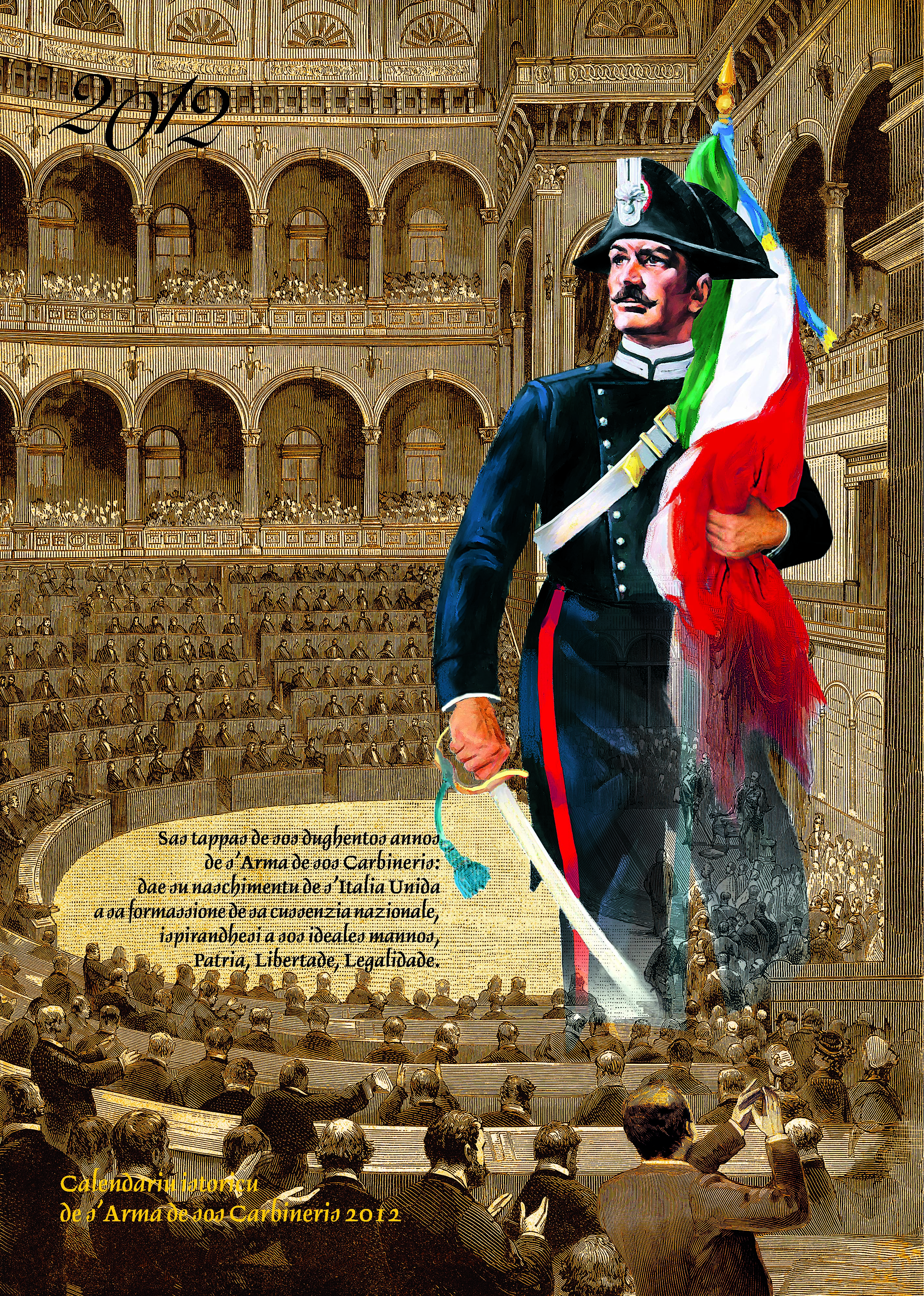 Calendario storico dell'Arma dei Carabinieri – 2012 – Fondazione di ricerca  Giuseppe Siotto