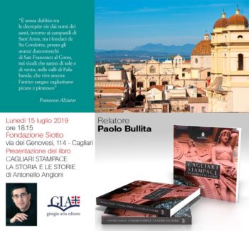 Scopri di più sull'articolo Presentazione del nuovo libro su Cagliari di Antonello Angioni