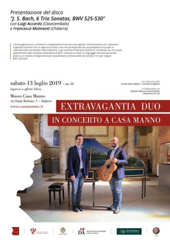 Scopri di più sull'articolo Extravagantia Duo in concerto a Casa Manno