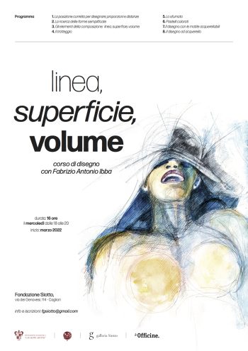 Scopri di più sull'articolo “Linea, superficie, volume”, corso di disegno a Palazzo Siotto