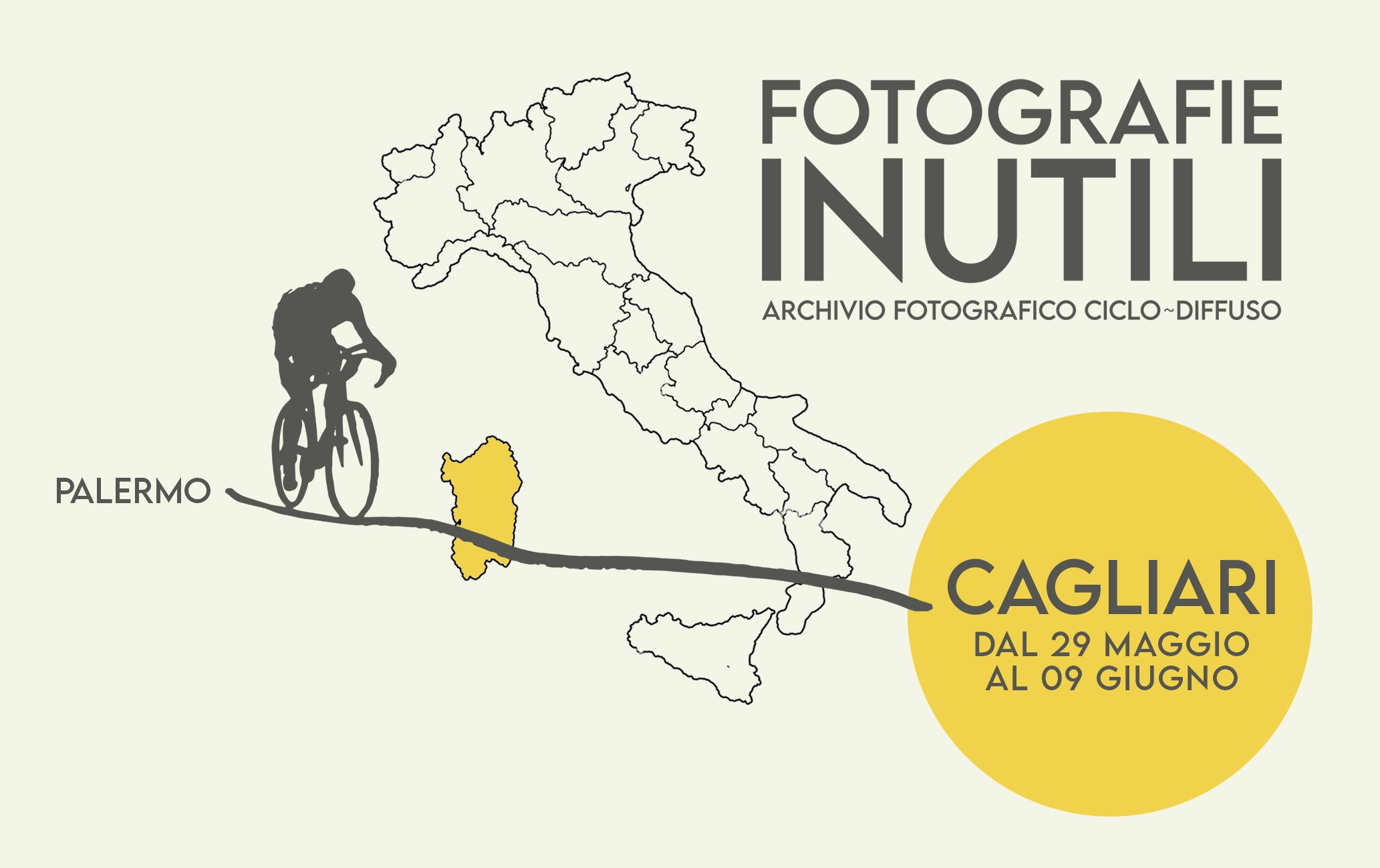Al momento stai visualizzando Fotografie Inutili, Archivio fotografico ciclodiffuso – presentazione a Cagliari