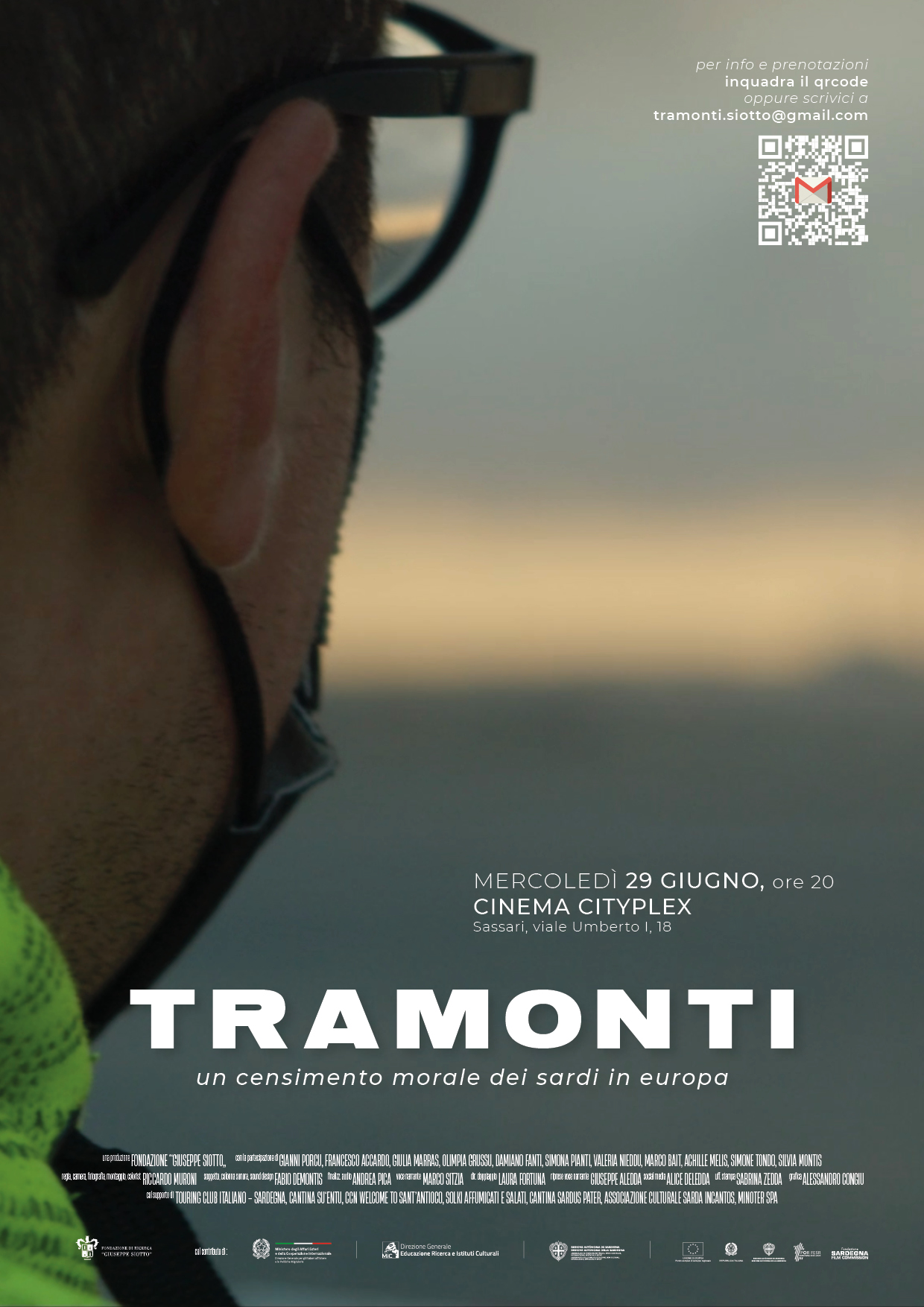 Scopri di più sull'articolo Tramonti – proiezione documentario Cinema Cityplex – Sassari