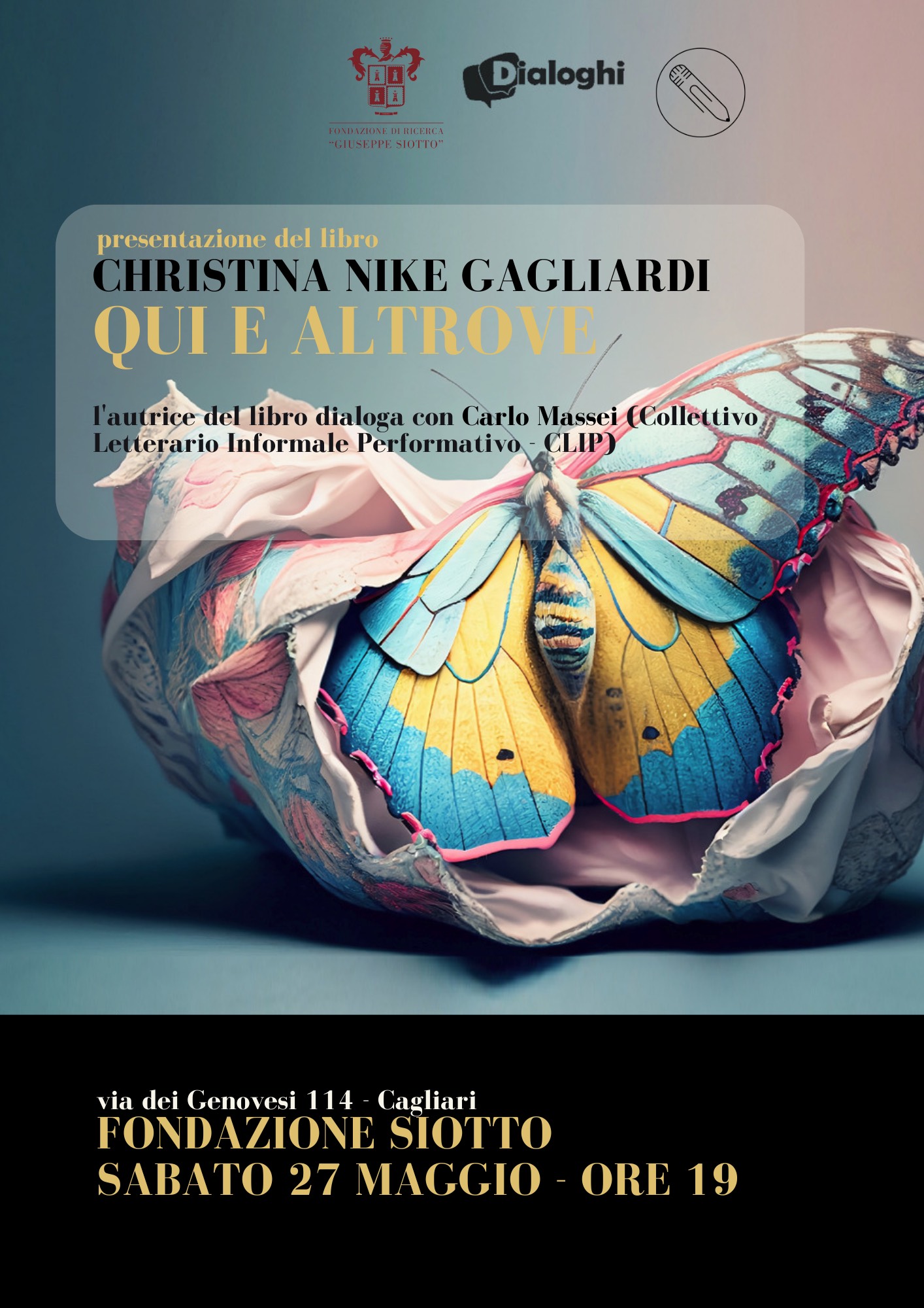 Al momento stai visualizzando Qui e altrove – presentazione del libro di Christina Nike Gagliardi