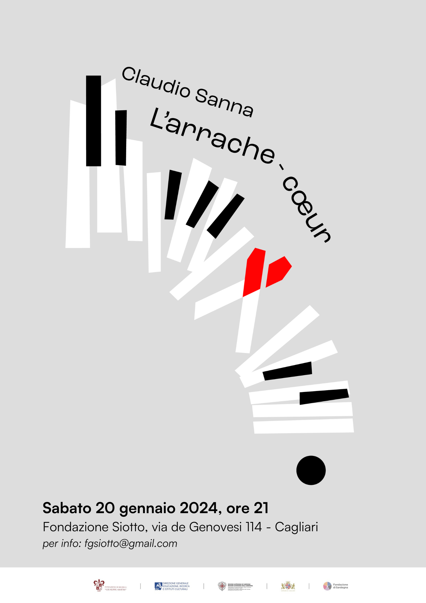 Al momento stai visualizzando L’Arrache-cœur – concerto di Claudio Sanna